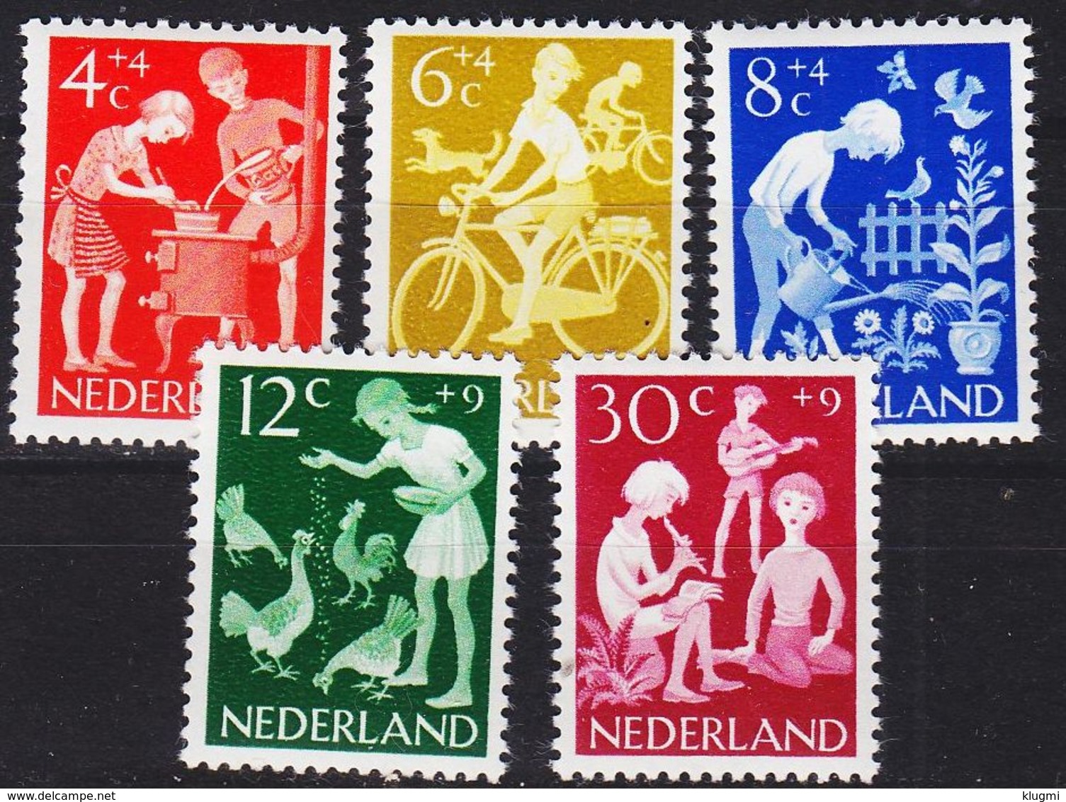 NIEDERLANDE NETHERLANDS [1962] MiNr 0785-89 ( **/mnh ) - Ungebraucht