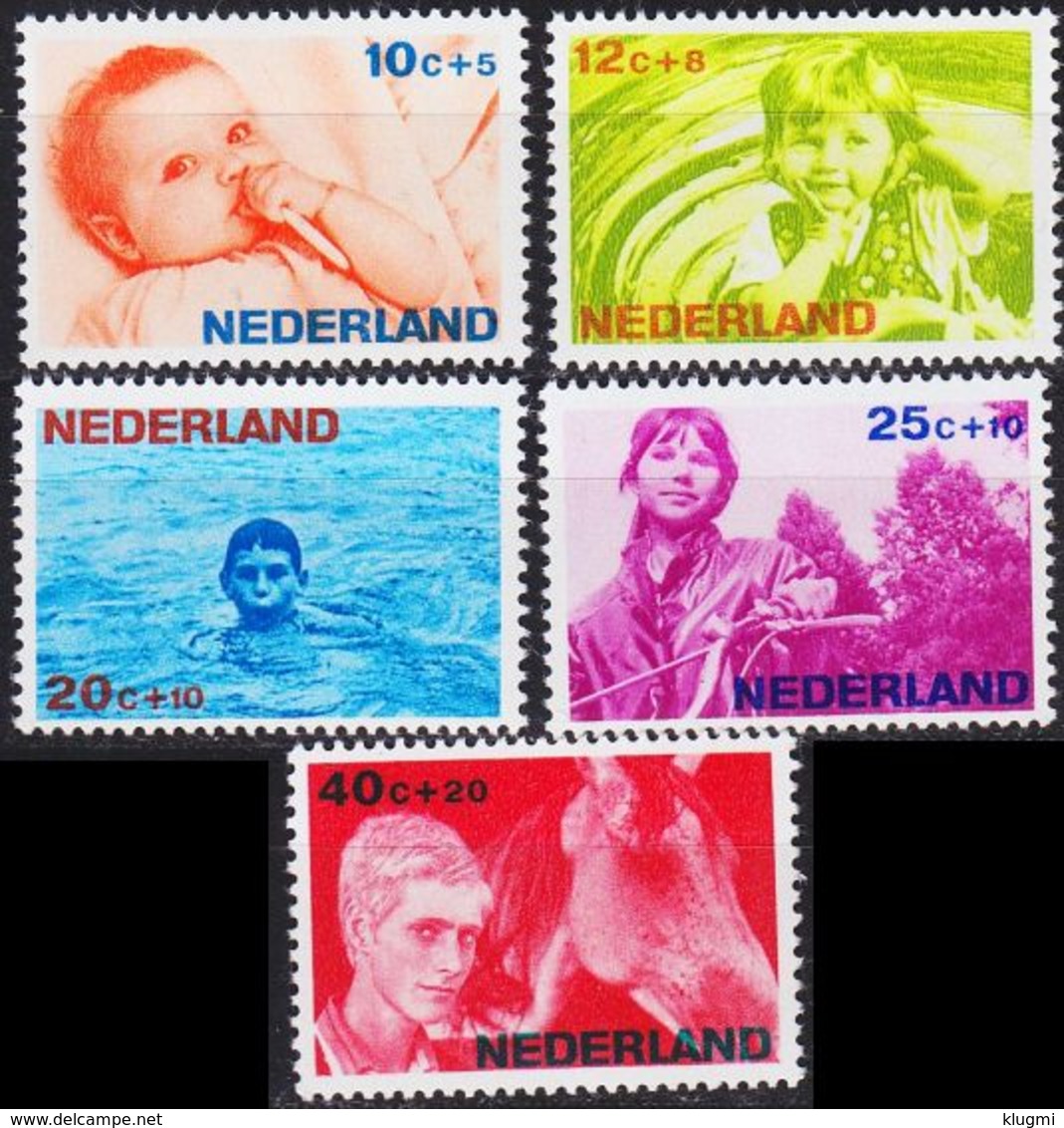 NIEDERLANDE NETHERLANDS [1966] MiNr 0866-70 ( **/mnh ) - Ungebraucht