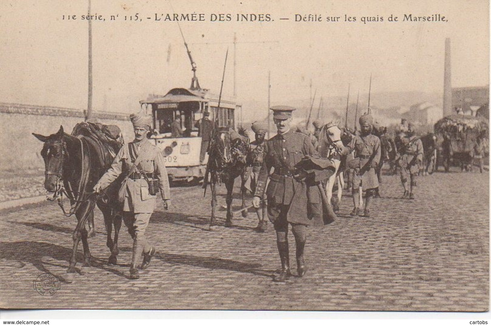 13 MARSEILLE  L'Armée Des Indes  Défilé Sur Les Quais De Marseille - Non Classés