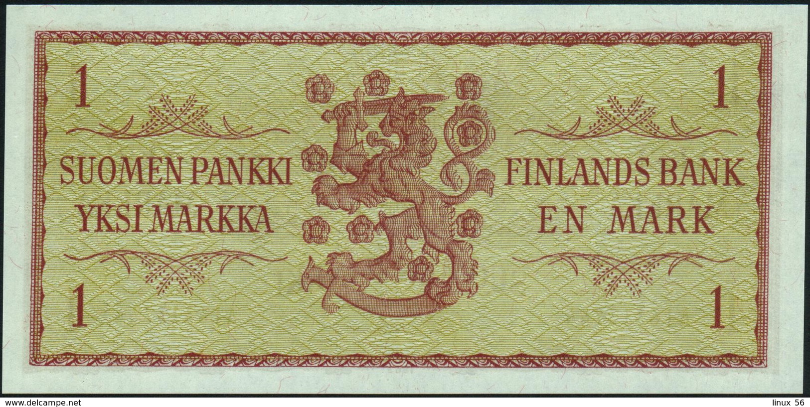 FINLAND - 1 Markka 1963 {sign. Rossi Voutilainen} UNC P.98 - Finlandia