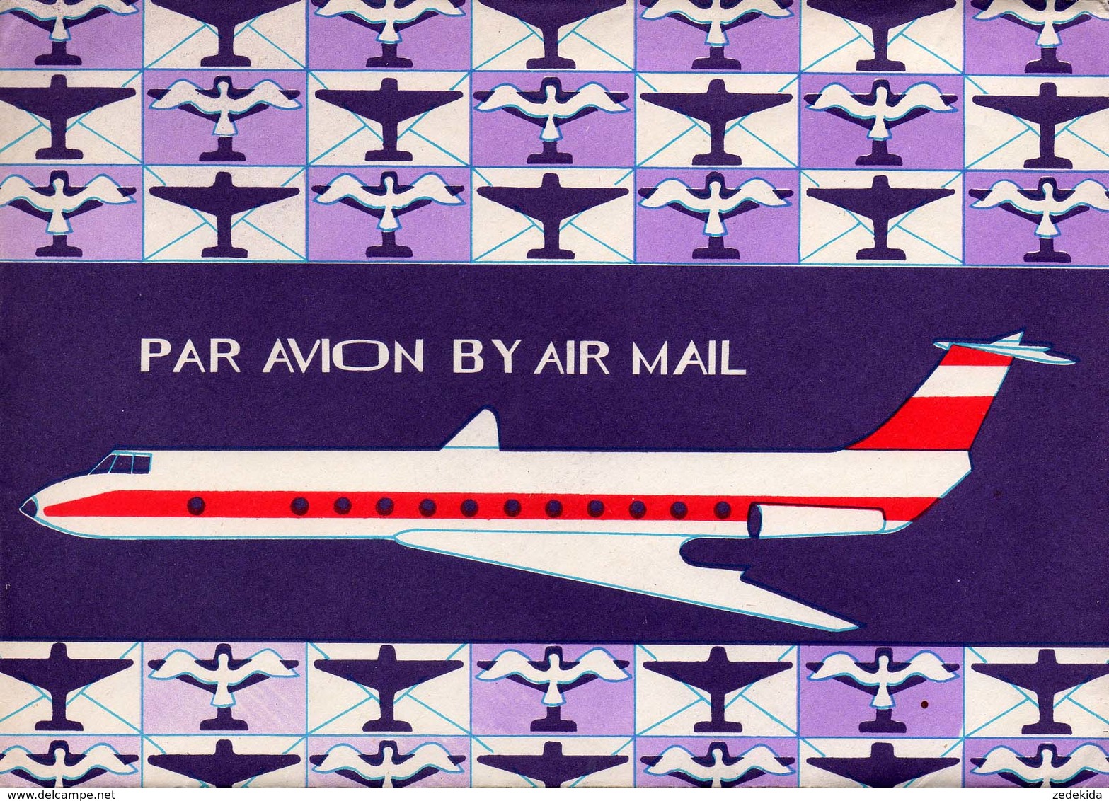 3529 - Orig. Briefpapier Briefumschläge Luftpost - Par Avion By Air Mail - DDR - Sonstige & Ohne Zuordnung