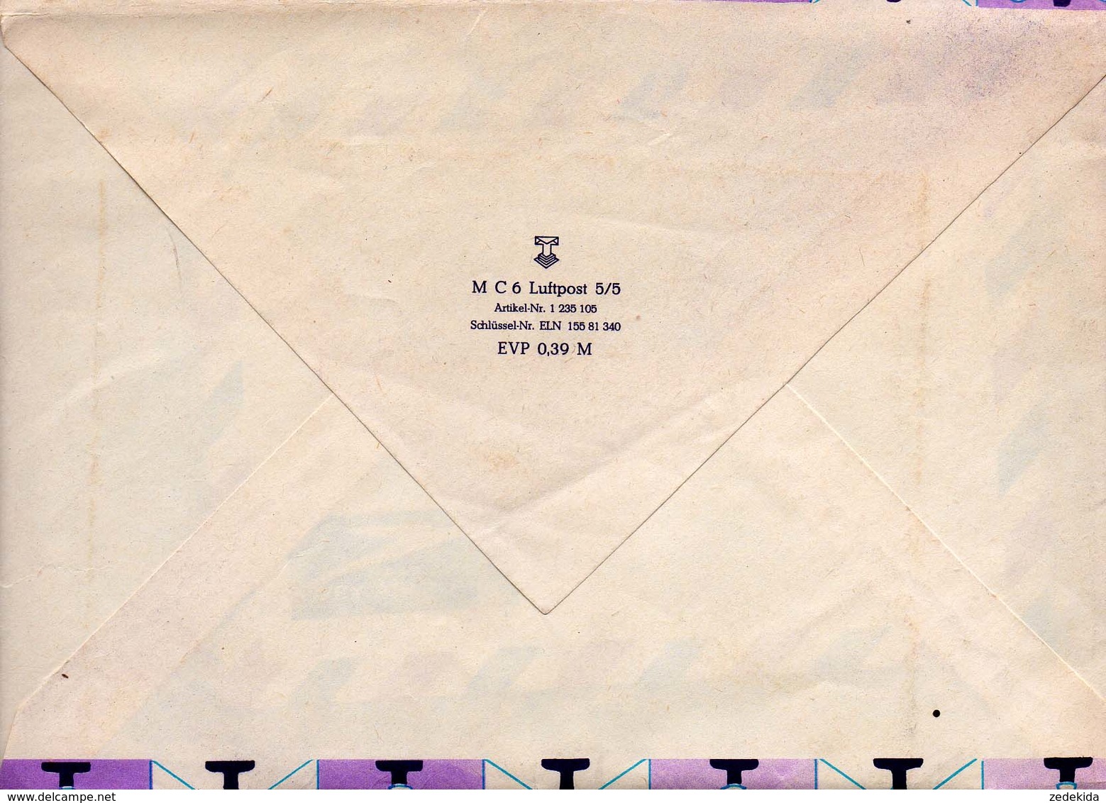 3529 - Orig. Briefpapier Briefumschläge Luftpost - Par Avion By Air Mail - DDR - Sonstige & Ohne Zuordnung