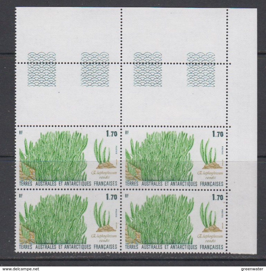 TAAF 1988 Plants 1v  Bl Of 4 (corner) ** Mnh (TA225A) - Ongebruikt