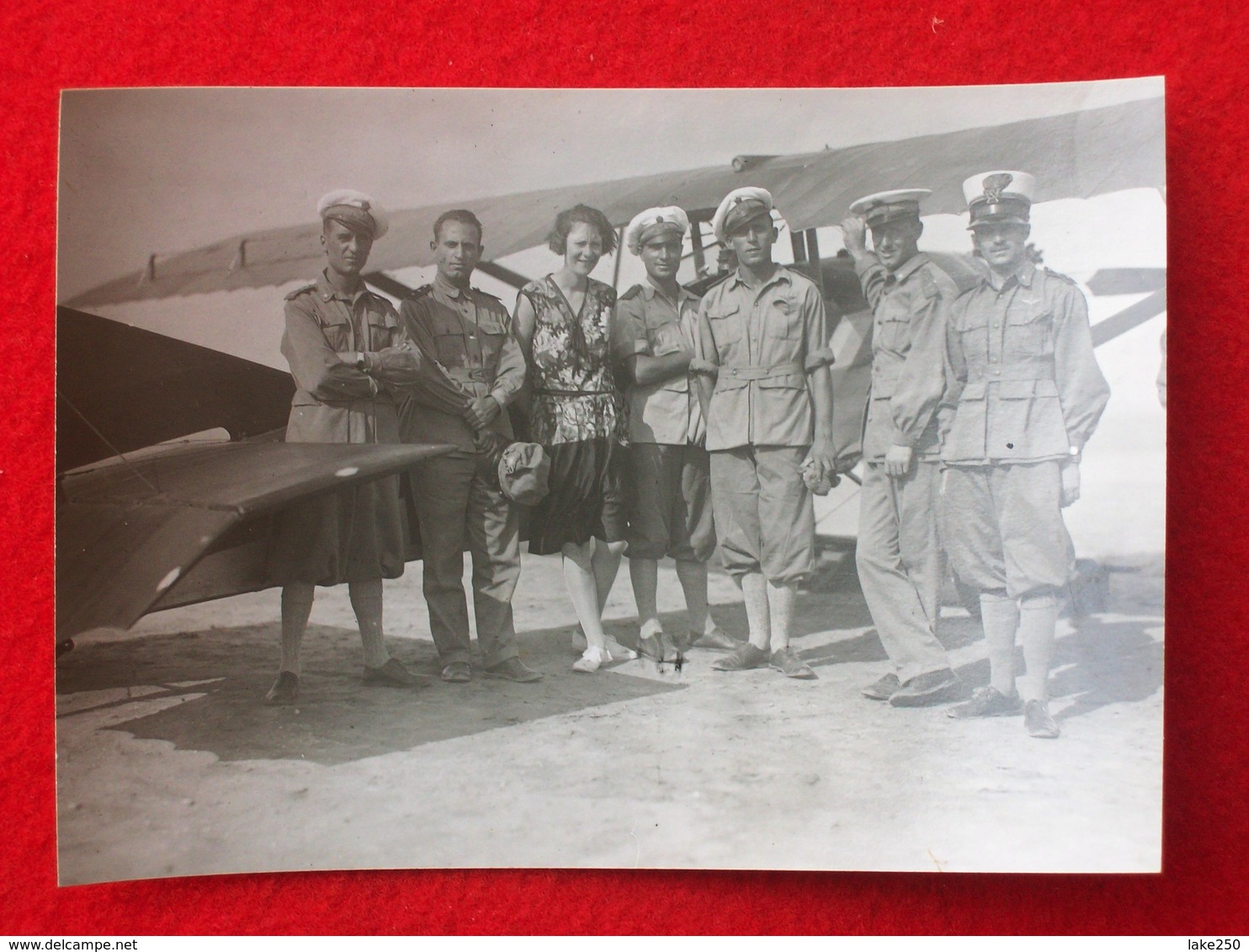 FOTOGRAFIA  Gruppo Di AVIATORI SIRTE 28/8/1929 - Luftfahrt