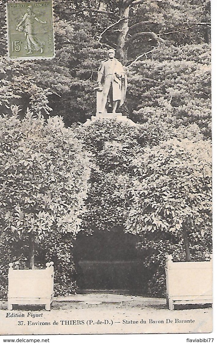 THIERS - ( 63 ) - Statue Du Baron De Barante - Thiers