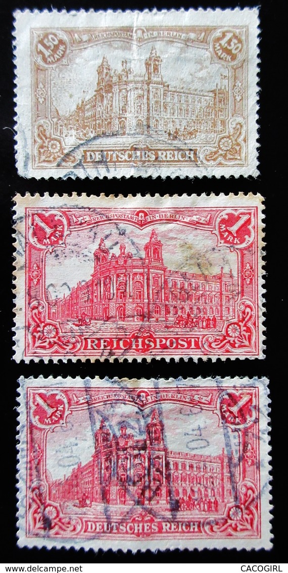 1899 REICHSPOST / DEUTSCHES REICH 5 Valeurs ' Oblitérés Used - Used Stamps