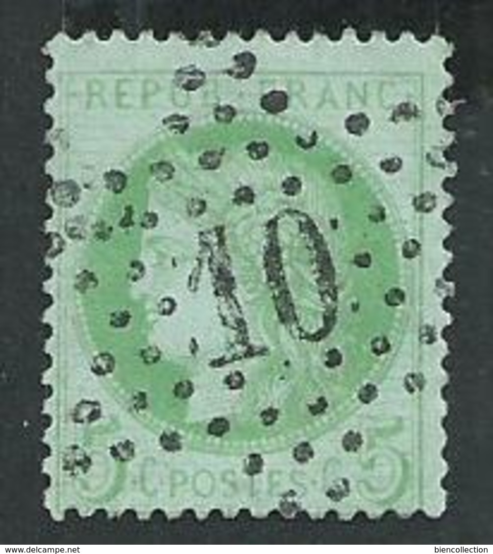 France. No 53 Cérès Avec Oblitération étoile De Paris No 10 . Superbe - 1871-1875 Cérès