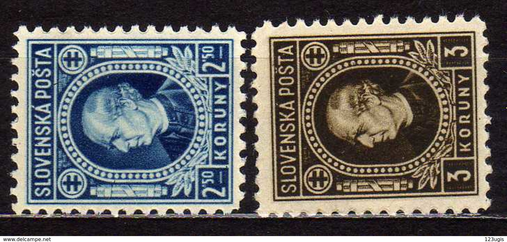 Slowakei / Slovakia, 1939, Mi  41-42 Y B ** [240319XXIV] - Nuevos