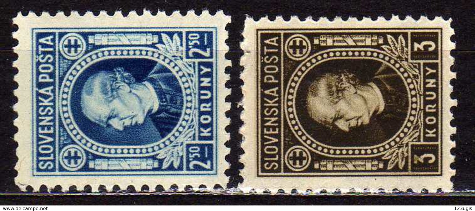 Slowakei / Slovakia, 1939, Mi  41-42 Y B ** [240319XXIV] - Neufs