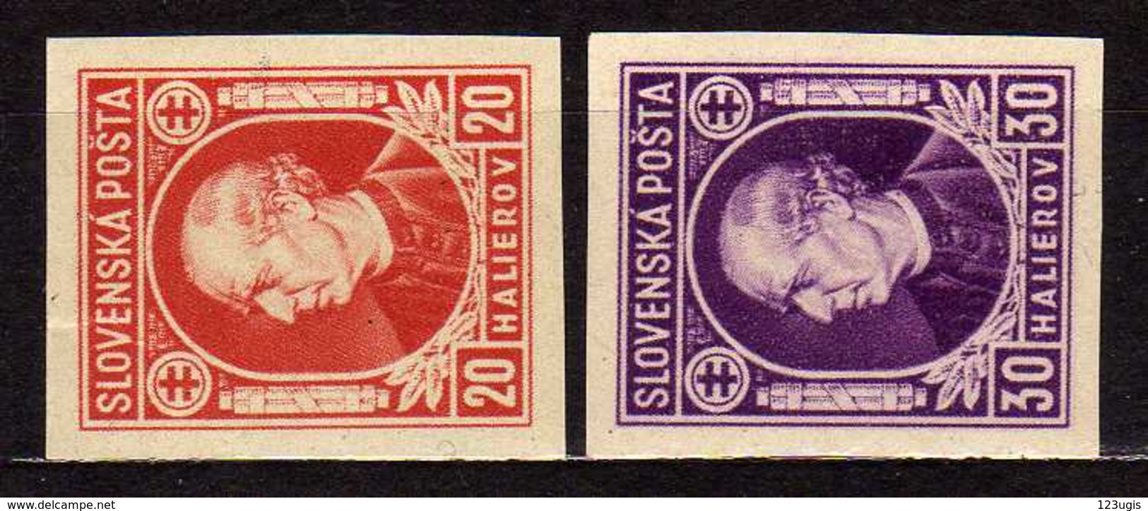 Slowakei / Slovakia, 1939, Mi  37-38 X D ** [240319XXIV] - Nuovi