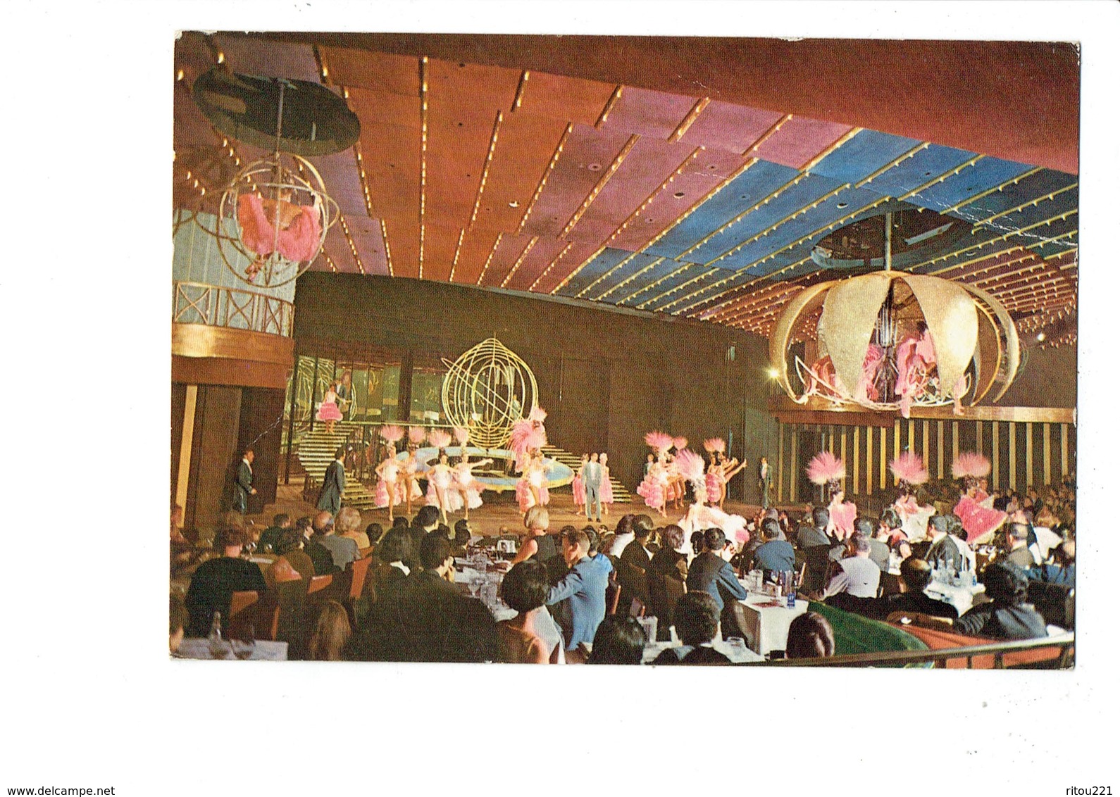 Cpm - Casino Du LIBAN - Salle Spectacle Danseuses Lustre - 1977 - Animation Sphère - Libanon