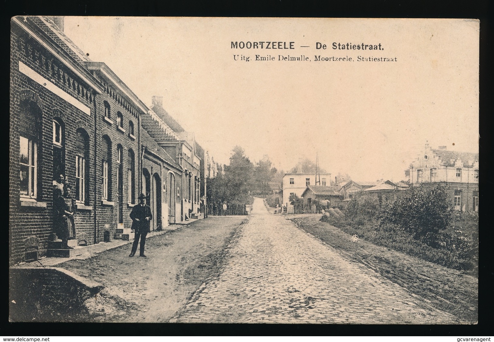 MOORTZELE   DE STATIESTRAAT - Oosterzele