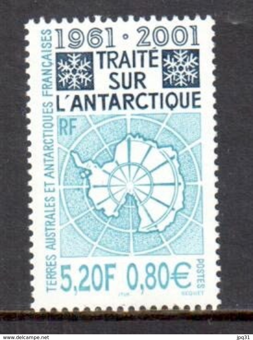 TAAF - 2001 - 40e Ann Traité Sur L'Antarctique ** - Neufs