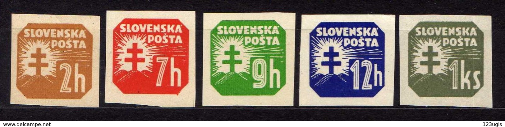 Slowakei / Slovakia, 1939, Mi  54; 56-57; 59; 65 X ** [240319XXIV] - Unused Stamps