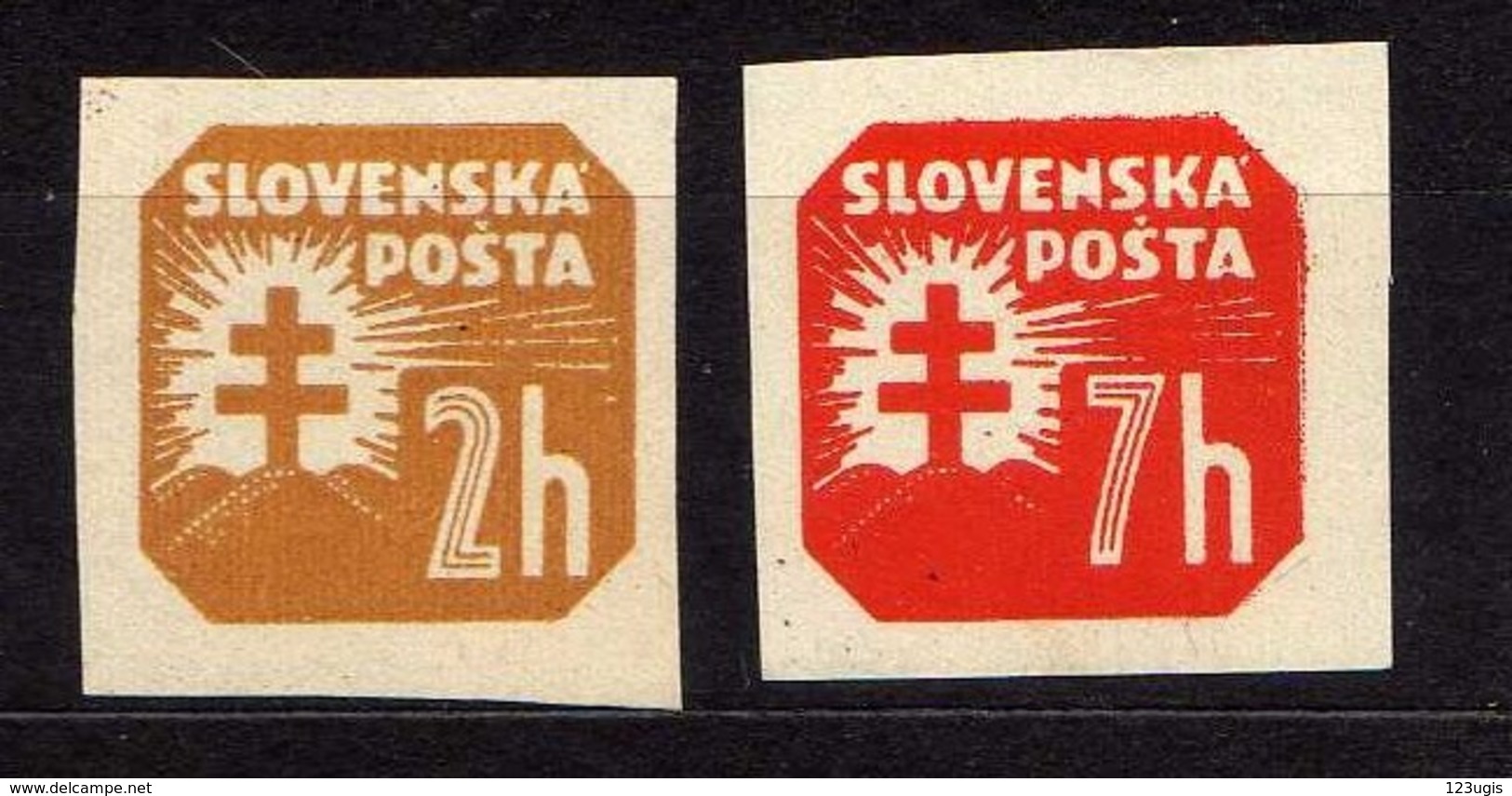 Slowakei / Slovakia, 1939, Mi  54; 56 X ** [240319XXIV] - Ungebraucht