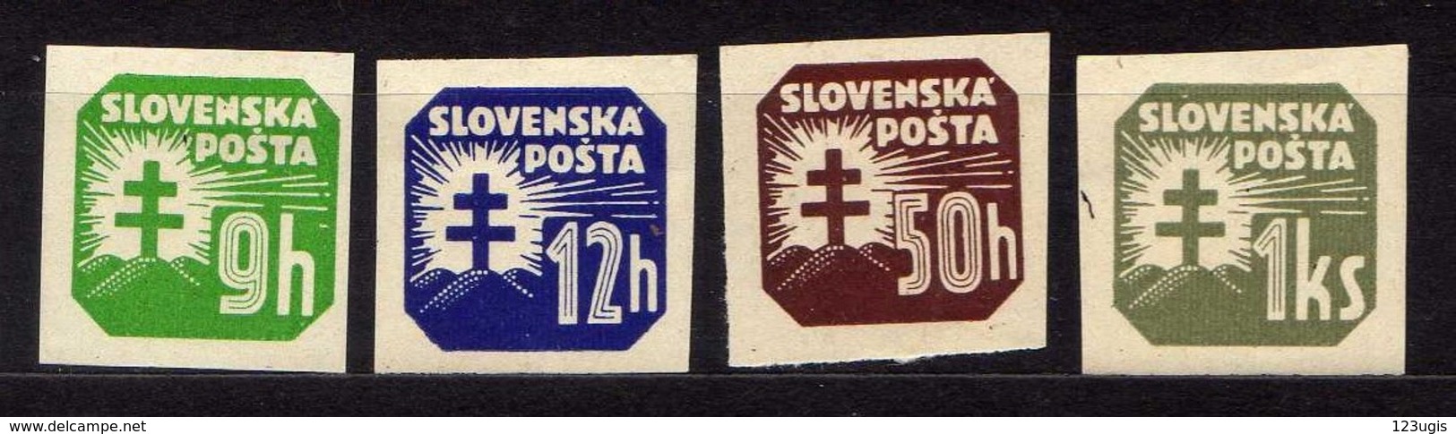 Slowakei / Slovakia, 1939, Mi  57; 59; 64-65 X * [240319XXIV] - Unused Stamps