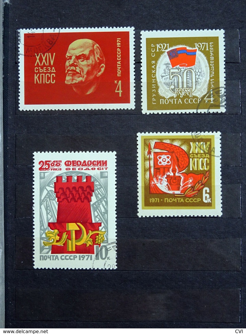 Russia/CCCP 1970-1981 Mint/Used In 3 X Stock Folders. - Collections