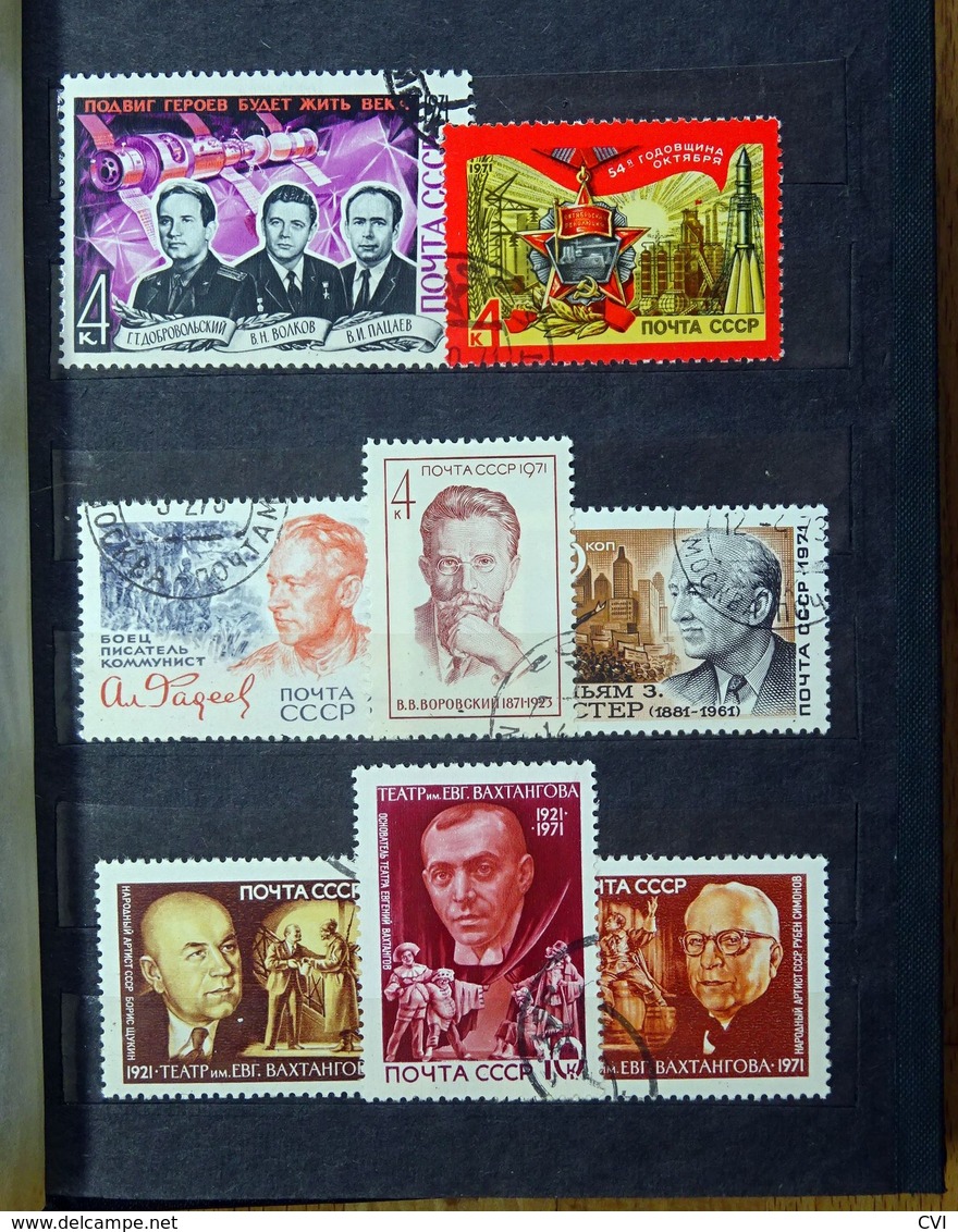 Russia/CCCP 1970-1981 Mint/Used in 3 x Stock Folders.