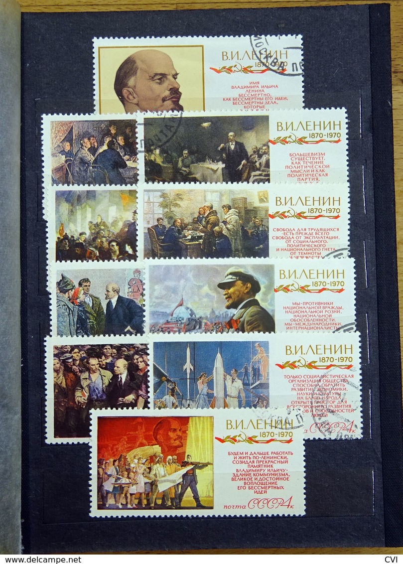 Russia/CCCP 1970-1981 Mint/Used in 3 x Stock Folders.