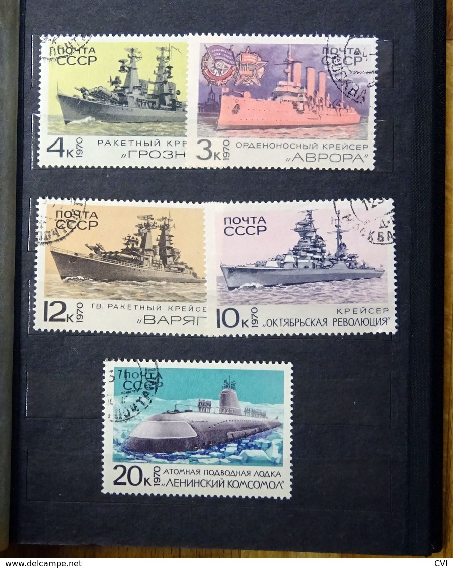 Russia/CCCP 1970-1981 Mint/Used in 3 x Stock Folders.