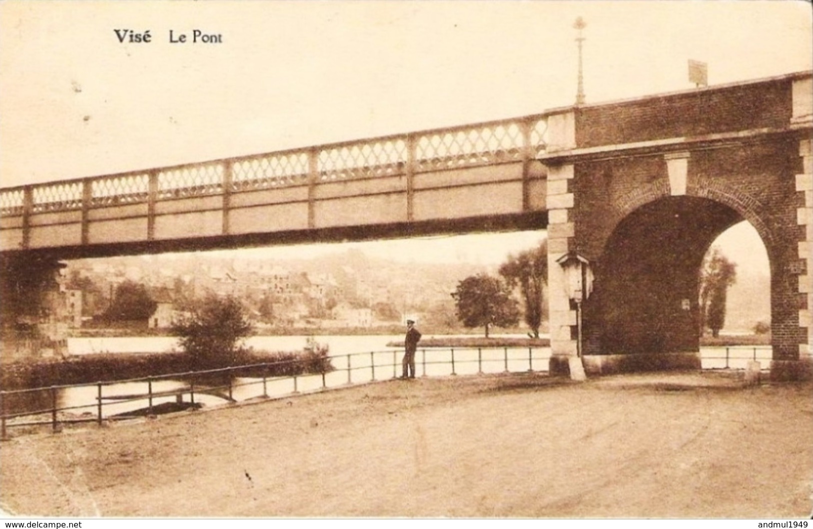 VISE - Le Pont - 13. Edit. Lenoir-Cuitte, Visé - Oblitération De 1928 - Visé