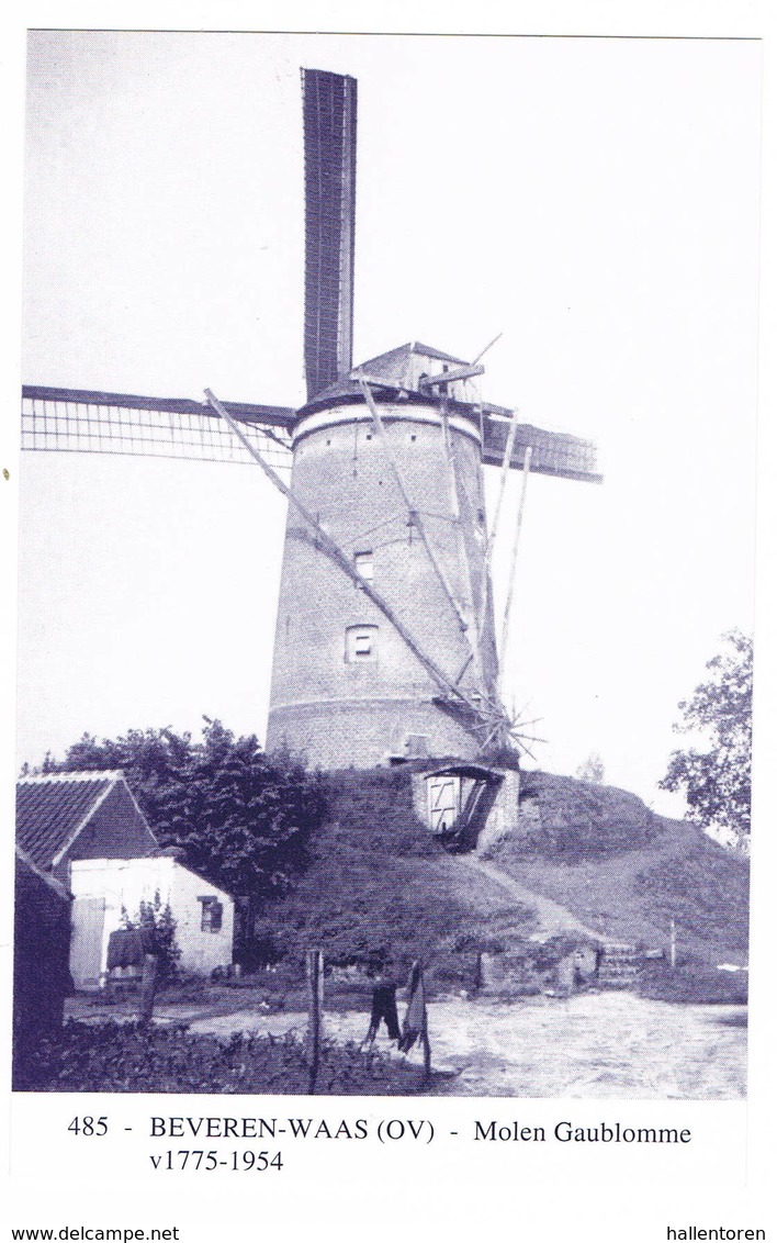 Beveren-Waas: Molen Gaublomme ( 2 Scans) - Beveren-Waas