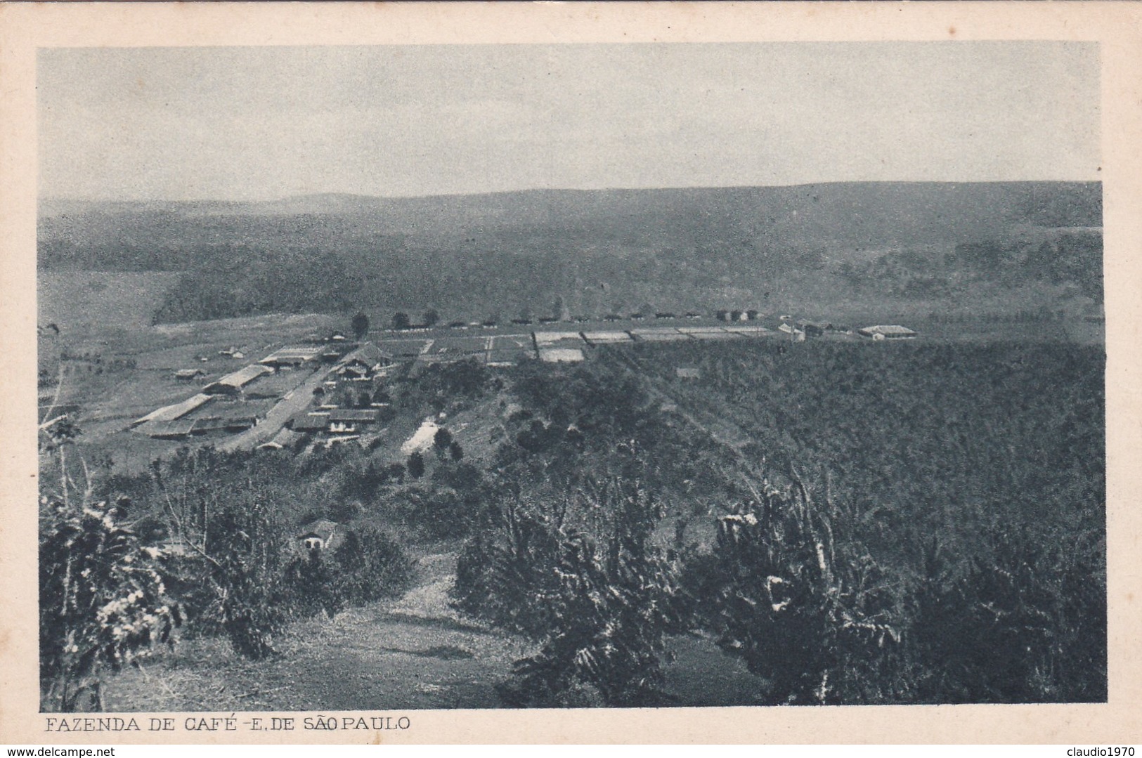 CARTOLINA - POSTCARD - BRASILE - FAZENDA DE CAFè - E DE SàO PAULO - São Paulo