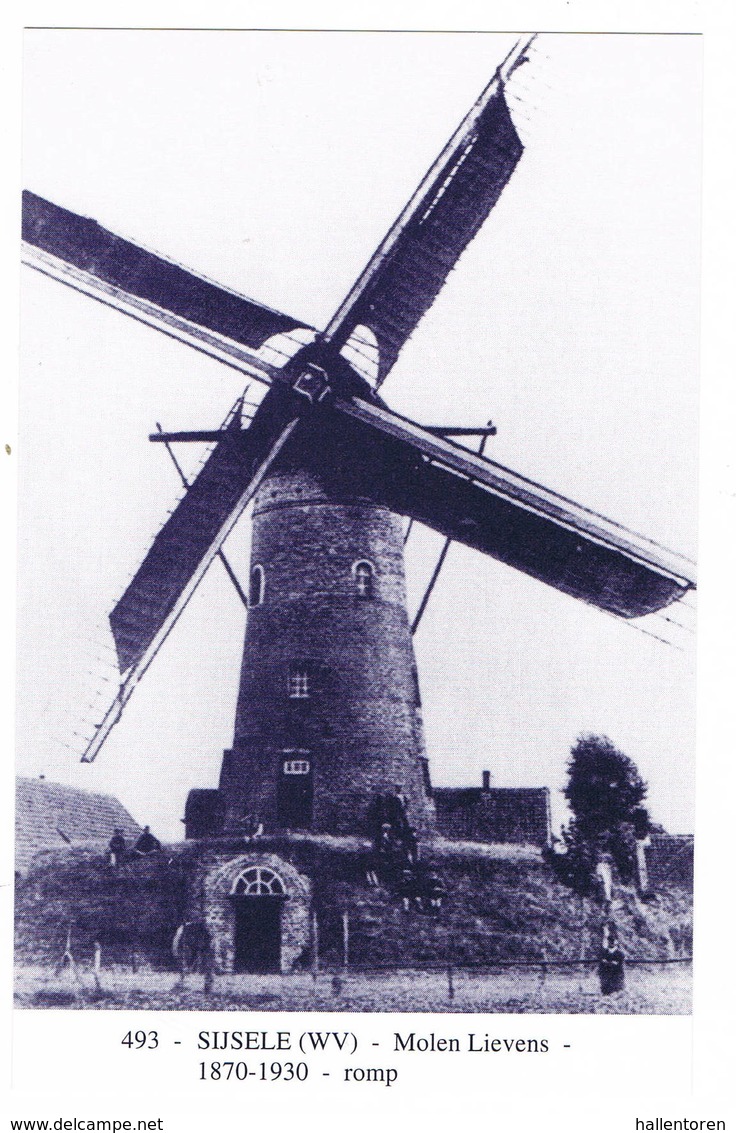 Sijsele: Molen Lievens ( 2 Scans) - Andere & Zonder Classificatie