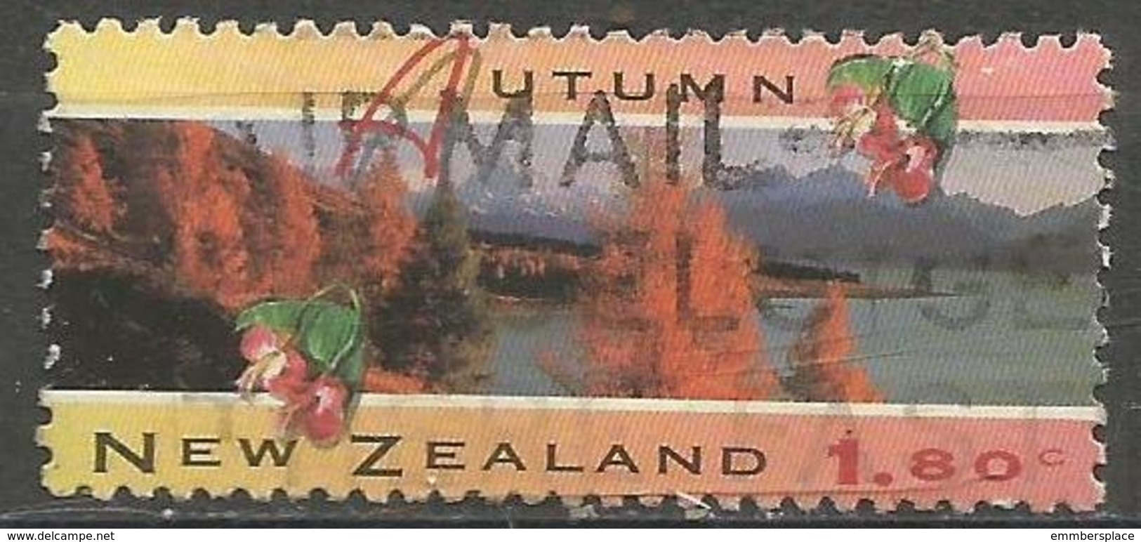 New Zealand - 1994 Lake Pukaki $1.80 Used  SG 1796 - Used Stamps