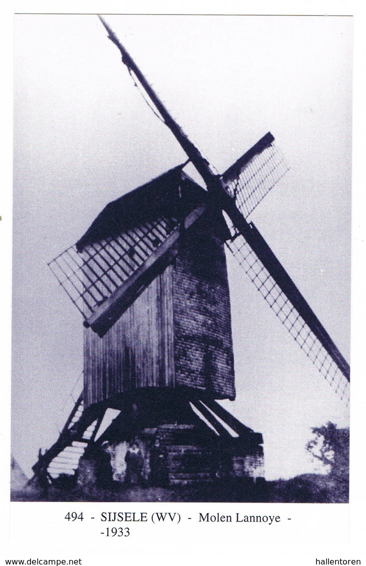 Sijsele: Molen Lannoye ( 2 Scans) - Andere & Zonder Classificatie