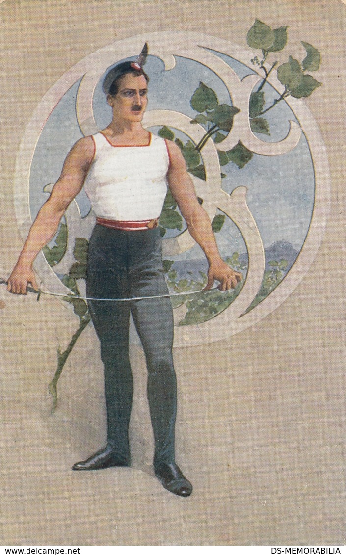 Fencing Fechten Escrime Old Postcard - Escrime