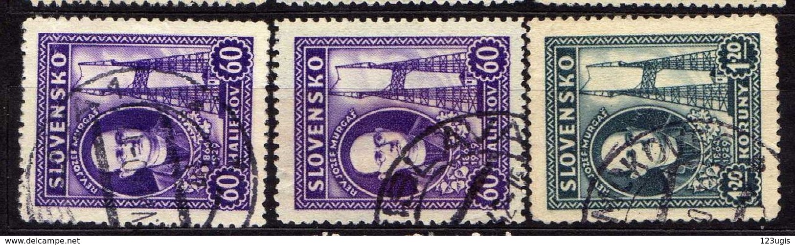 Slowakei / Slovakia, 1939, Mi  46 X + Y; 47, Gestempelt [240319XXIV] - Used Stamps
