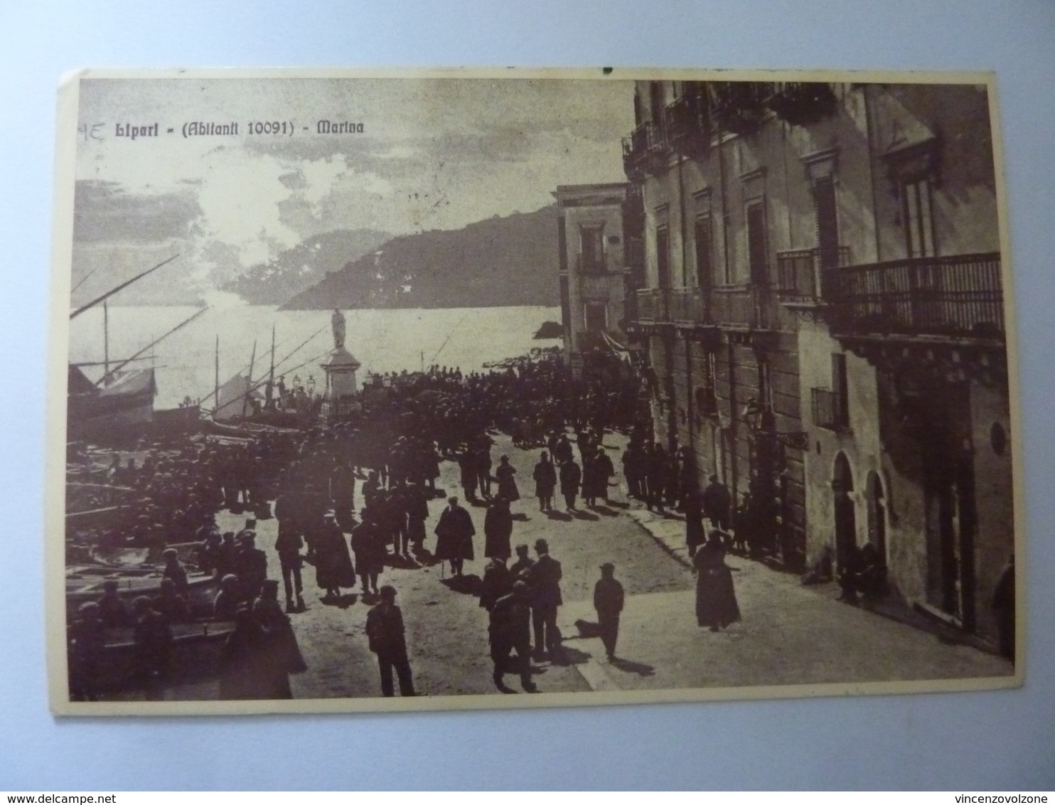 Cartolina "LIPARI 1920 Marina" - Altri & Non Classificati