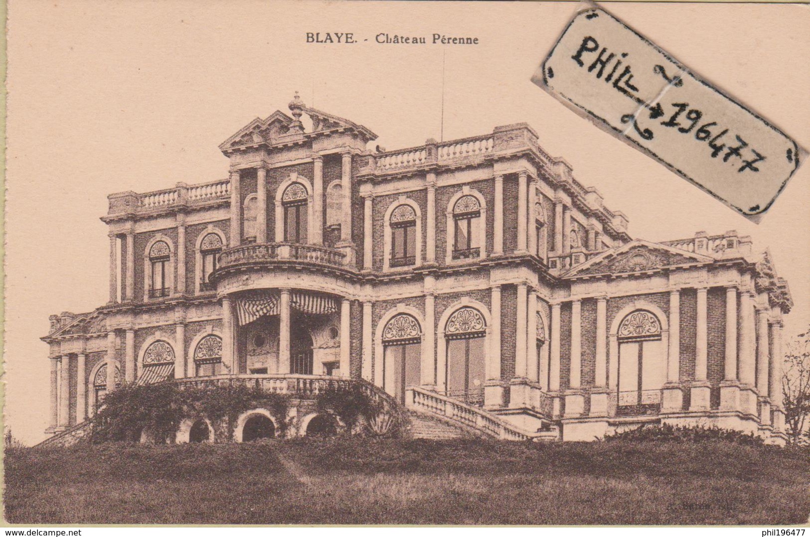 33 Blaye - Cpa / Château Pérenne. - Blaye