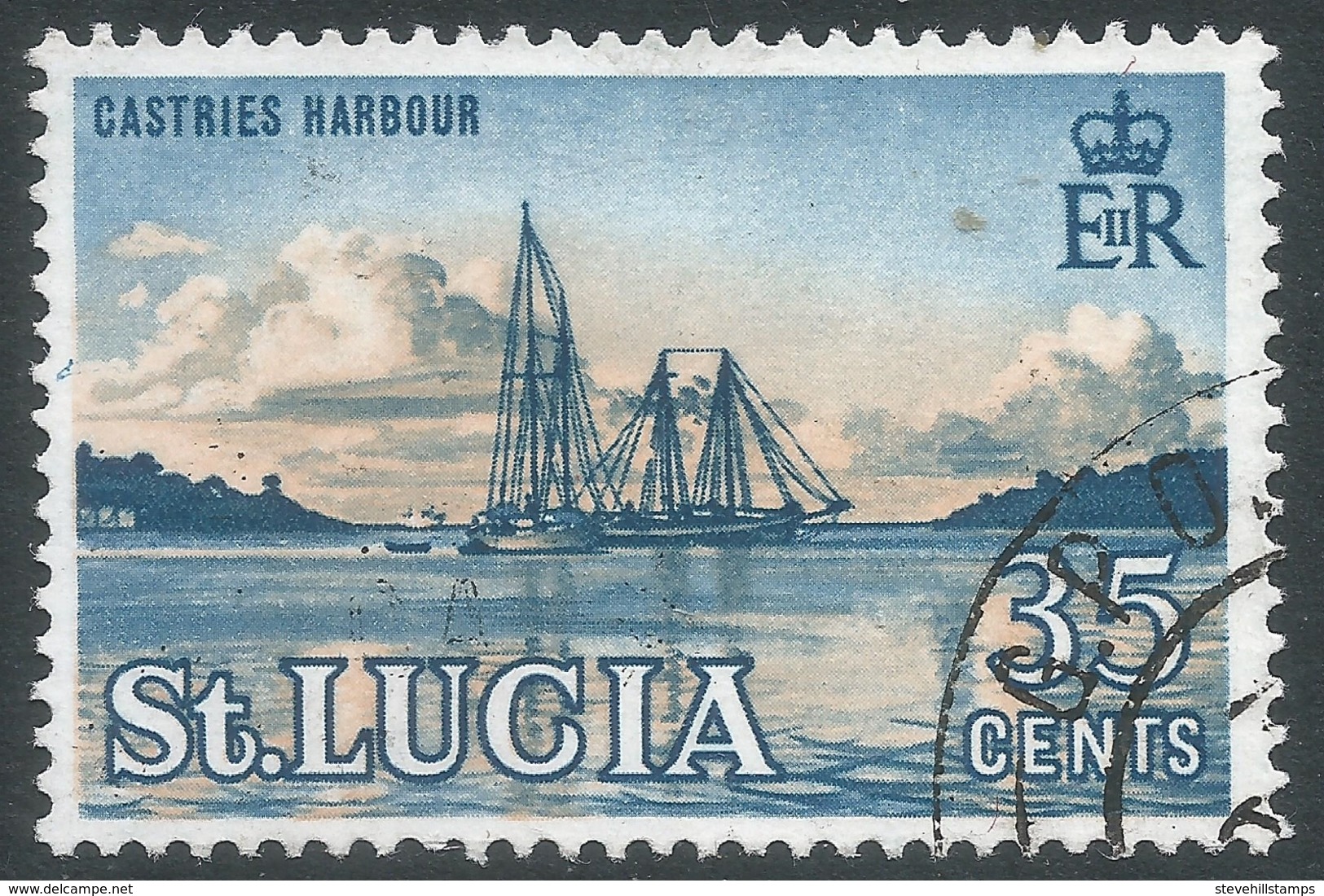 St Lucia. 1964-69 QEII. 35c Used. SG 207 - St.Lucia (...-1978)