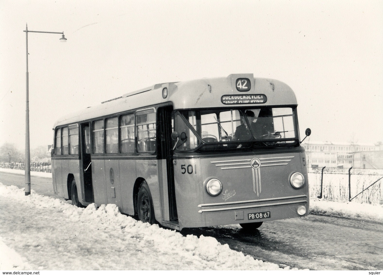 Bus RET 501 Saurer/Hainje, Rotterdam, Boergoensevliet,, SVA - Auto's