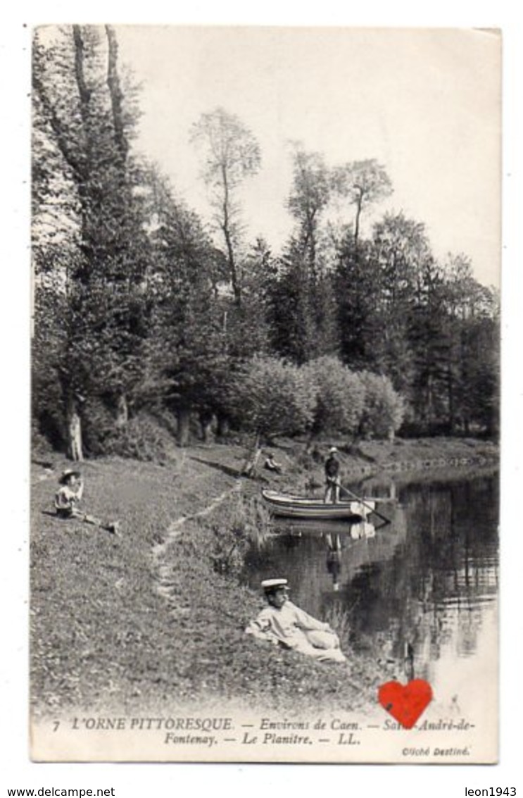 32155-LE-14-L'ORNE PITTORESQUE--Environs De Caen-Saint-André-de-Fontenay-Le Planitre-----animée - Caen