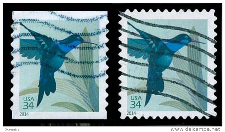 Etats-Unis / United States (Scott No.4857-58 - Colibri / Hummingbird) (o) Coil & Sheet Stamps - Oblitérés