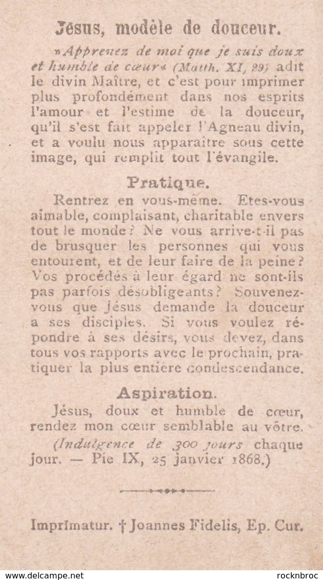 Ancienne Image Pieuse Religieuse Benziger & Co 3667 - Religión & Esoterismo