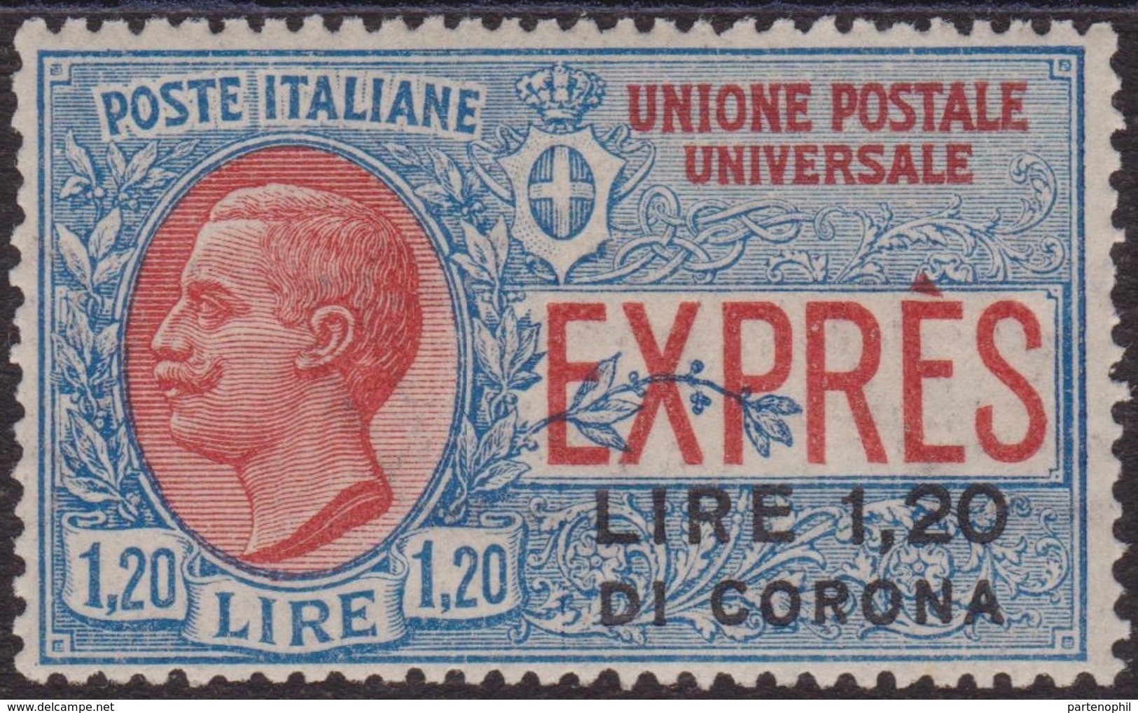 408 ** Dalmazia 1922 – Espresso Soprastampato N. 2 Ottimamente Centrato. Cat. 2000,00. Cert. Biondi. SPL - Dalmatie