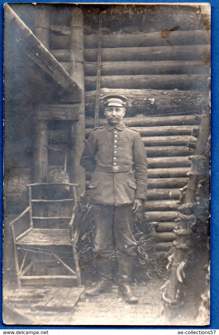 Carte Photo  -  Soldat Allemand - Guerre 1914-18