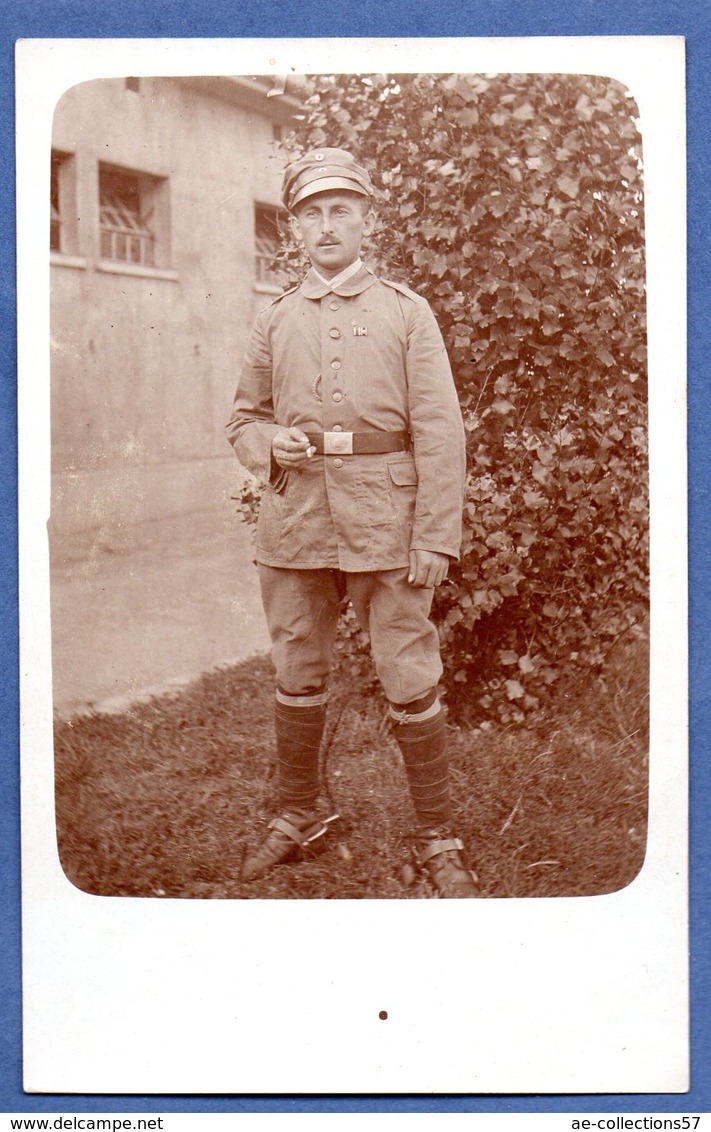 Carte Photo  -  Soldat Allemand - Guerre 1914-18