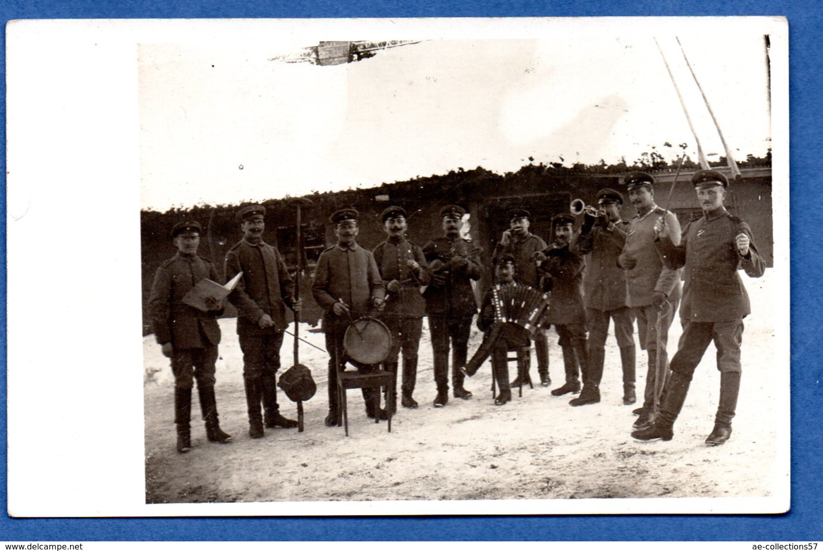 - Carte Photo  -  Soldats Allemands  --  Orchestre - Guerre 1914-18