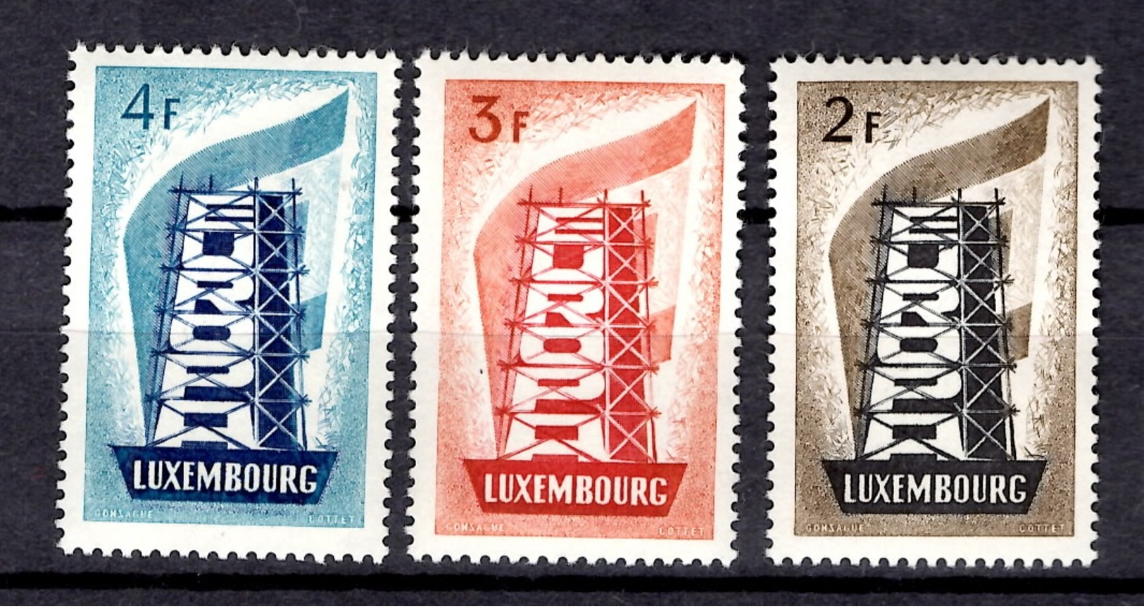 Luxembourg Europa 1956 Neufs ** MNH. TB. A Saisir! - Unused Stamps