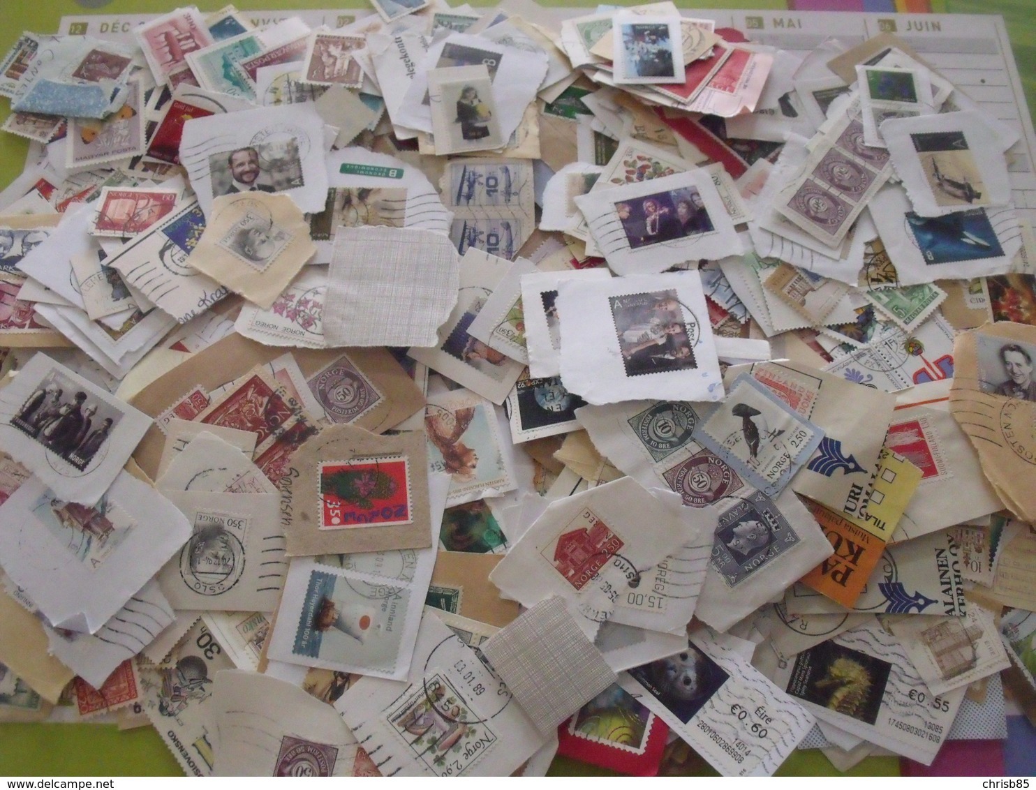 LOT 2 KILOS EUROPE TOUS PAYS SAUF FRANCE - Lots & Kiloware (mixtures) - Min. 1000 Stamps