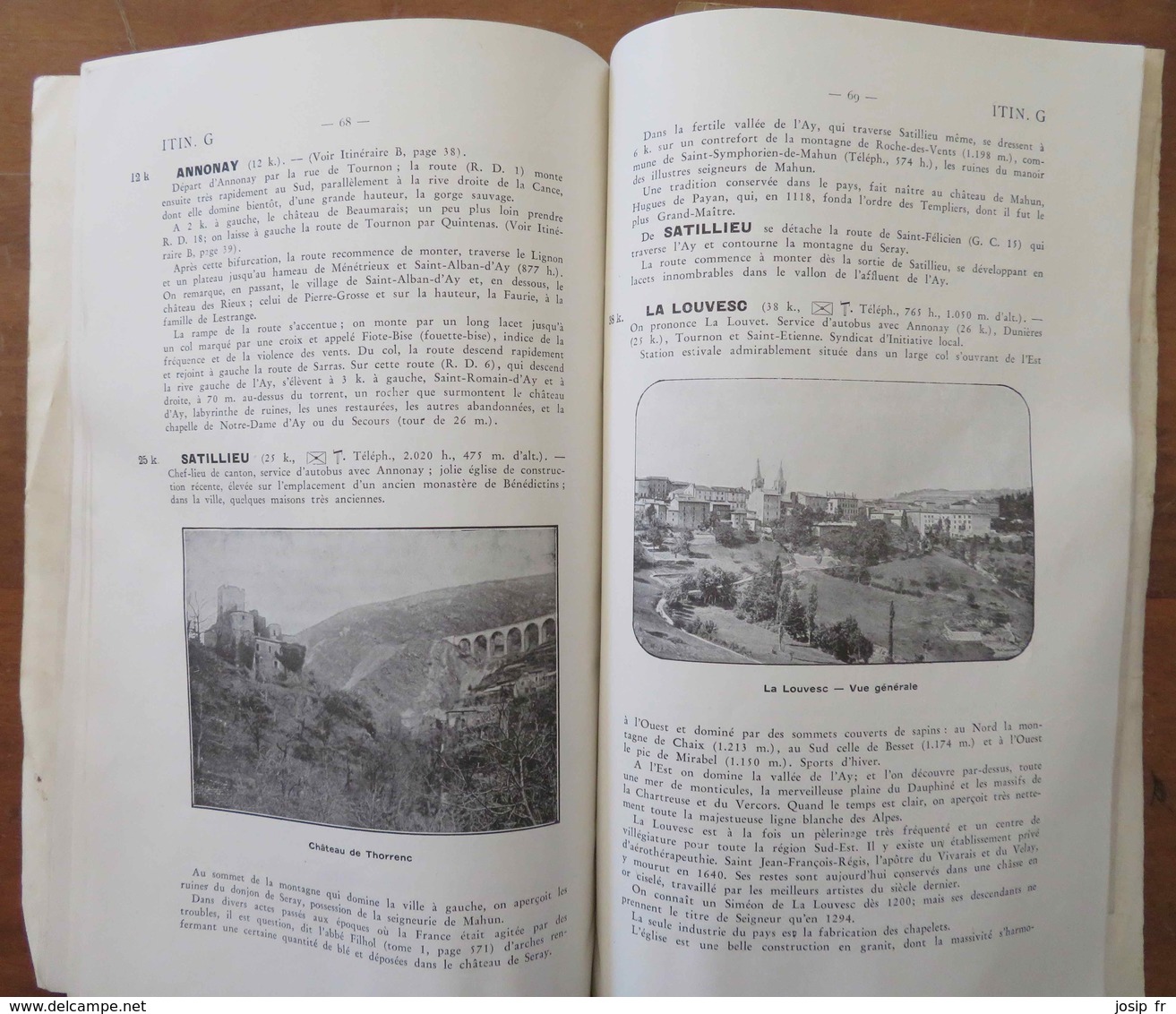 LE VIVARAIS- Brochure Des Syndicats D'Initiative 1931de L'ARDÈCHE- VALS-LES-BAINS- 71 Vues - Rhône-Alpes