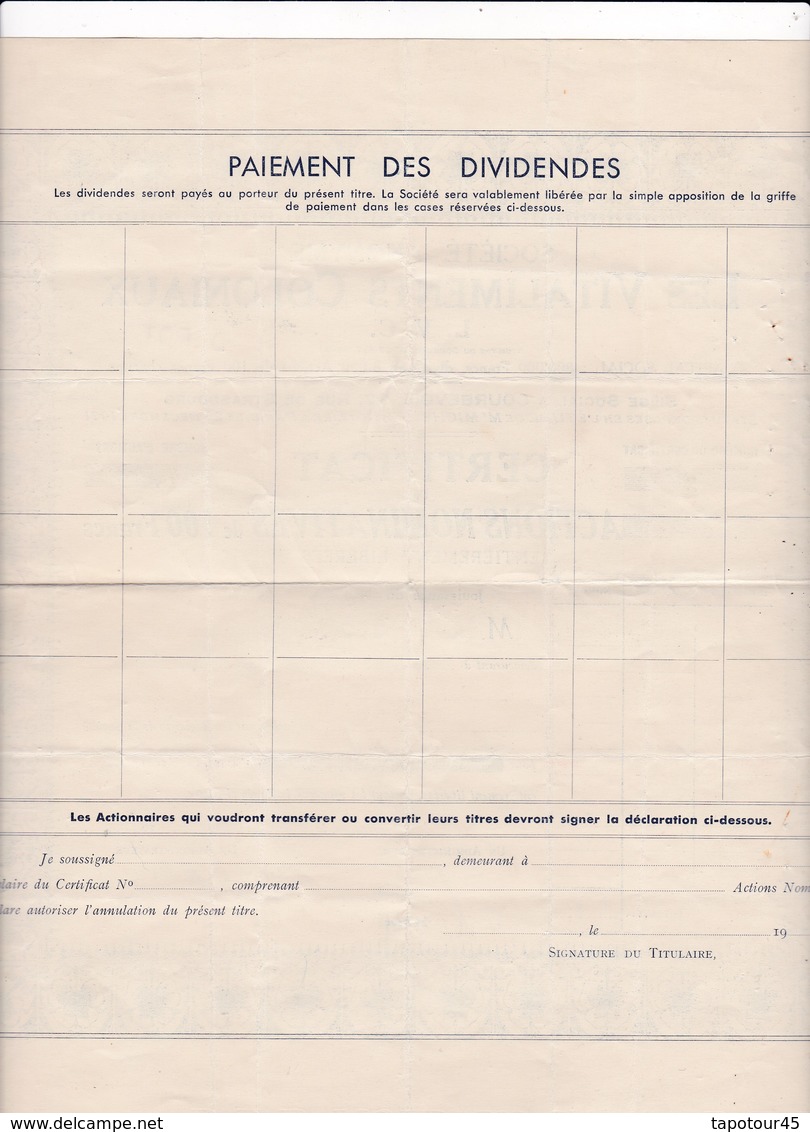 Pas 1)	Les Vitaliments Coloniaux 	1934	N=7 - Other & Unclassified