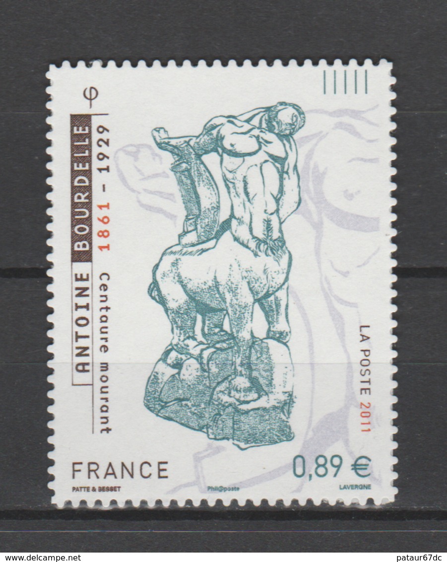 FRANCE / 2011 / Y&T N° AA 633 ** : Bourdelle "Centaure Mourant" - Etat D'origine - Sonstige & Ohne Zuordnung