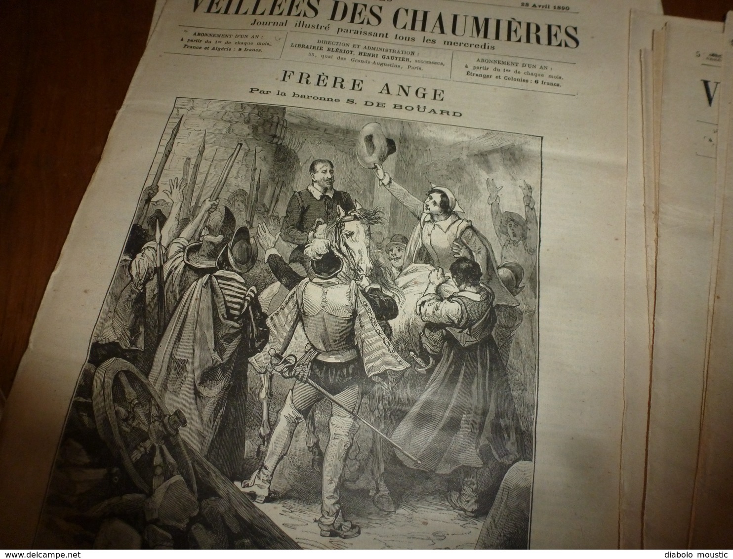 1889-90  Veillées Des Chaumières (25 N°) Du N° 626 Du 30 Octobre 1889 Au  N° 654 Du 14 Mai 1890 (sauf N° 640-41-42-43) - Revues Anciennes - Avant 1900