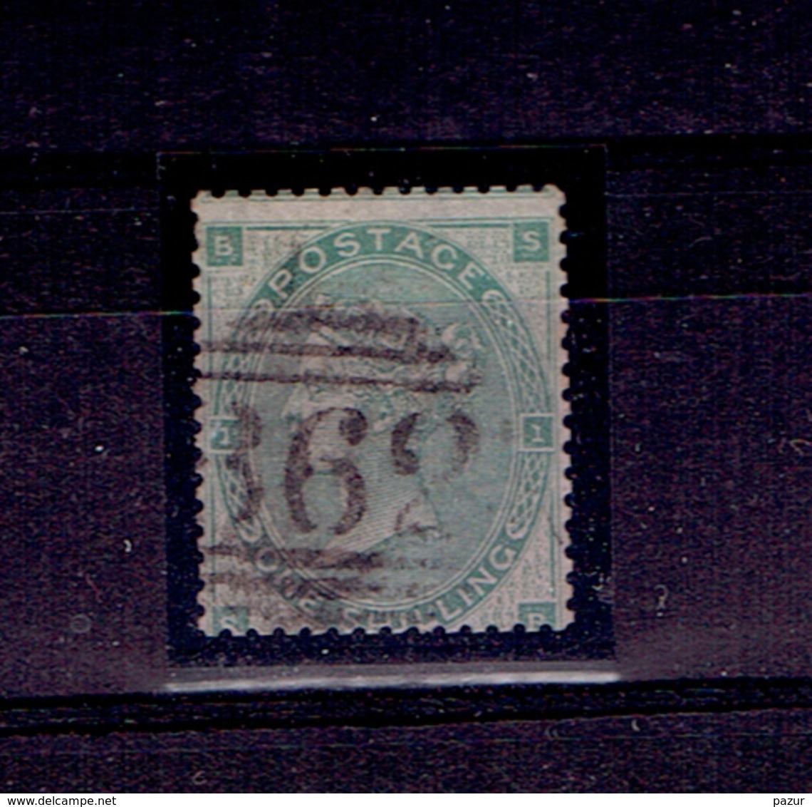 TP - GRANDE BRETAGNE De 1862 - N° 24 - Ob - Filigrane Fleur Héraldique - Used Stamps